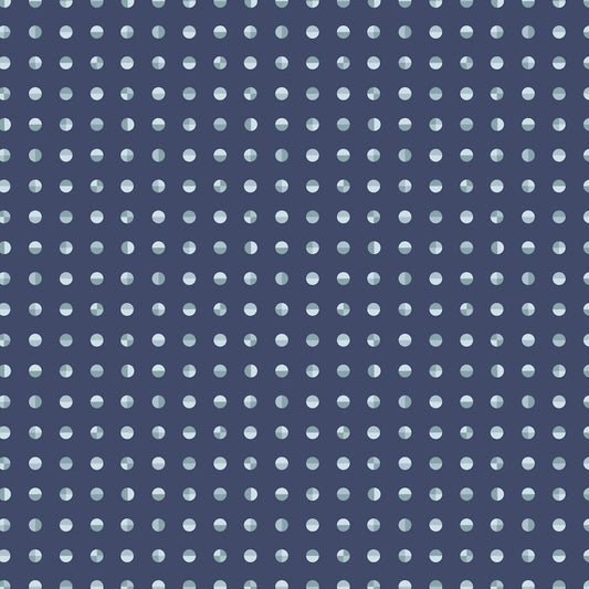 PREORDER ITEM EXPECTED IN JANUARY 2026: American Bold Organic by Frank Lloyd Wright Collection Midnight American 228703X Cotton Woven Fabric