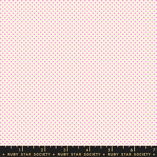 PREORDER ITEM EXPECTED IN MARCH 2026: Mystic Fable by Alexia Marcelle Abegg of Ruby Star Society Mini Dots Neon Pink    RS4102.31 Cotton Woven Fabric