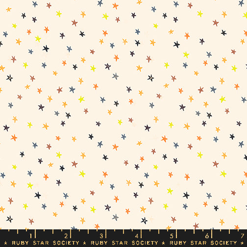 Good Spirits by Ruby Star Society MIni Starry Halloween Rainbow    RS5142.11 Cotton Woven Fabric