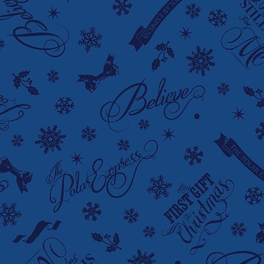 Preorder April 2027: The Polar Express Words Blue 15485-54