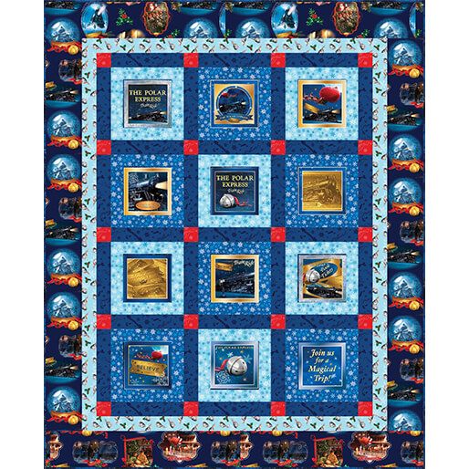 Preorder April 2027: The Polar Express Magical Trip Quilt Kit