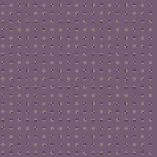 PREORDER ITEM EXPECTED IN JANUARY 2026: American Bold Organic by Frank Lloyd Wright Collection Murasaki 228693X Cotton Woven Fabric