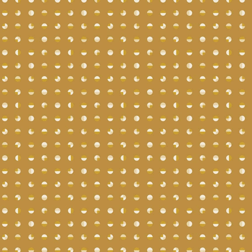 PREORDER ITEM EXPECTED IN JANUARY 2026: American Bold Organic by Frank Lloyd Wright Collection Mustard    228701X Cotton Woven Fabric