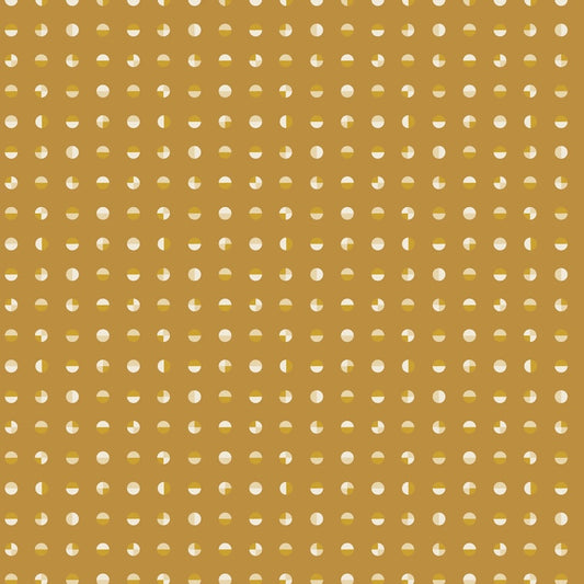 PREORDER ITEM EXPECTED IN JANUARY 2026: American Bold Organic by Frank Lloyd Wright Collection Mustard 228701X Cotton Woven Fabric