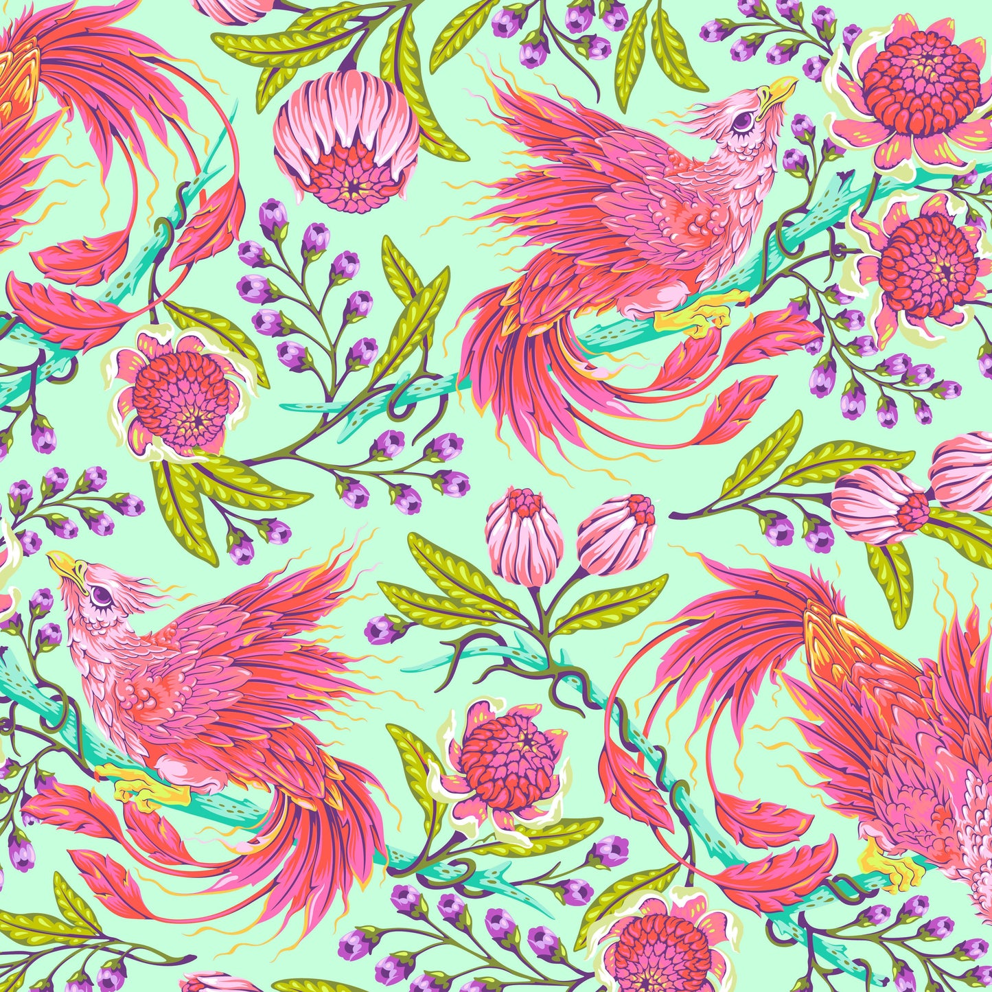 Preorder October 2026: Legendary Lawn Tula Pink Hot Wings CLTP001.Stardust Fabric