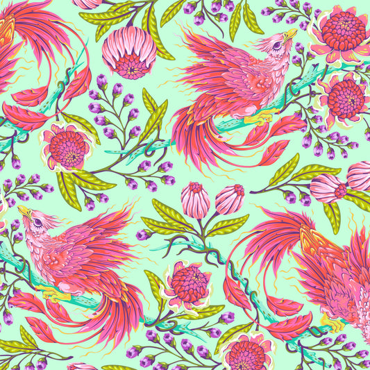 Preorder October 2026: Legendary Lawn Tula Pink Hot Wings CLTP001.Stardust Fabric