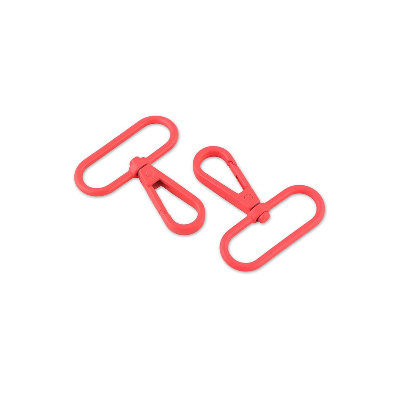 Preorder November 2026: Tula Pink Sallie Tomato: Two Neon Coral 1 1/2" Swivel Hooks STS180NC