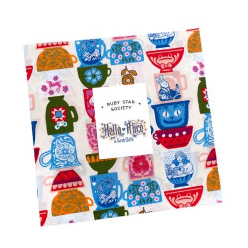 PREORDER ITEM-EXPECTED OCTOBER 2025: Hello Alice by Sarah Watts of Ruby Star Society Layer Cake RS2120LC Cotton Woven Fabric