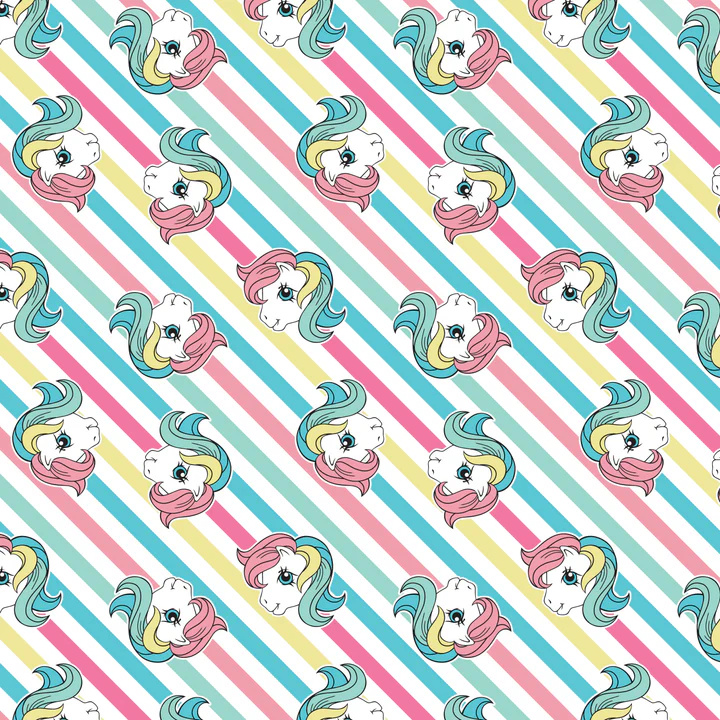 Preorder September 2026: Licensed My Little Pony Retro Multi Pony Stripe 9501020401 by Hasbro