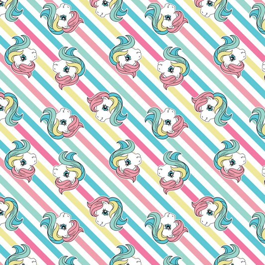 Preorder September 2026: Licensed My Little Pony Retro Multi Pony Stripe 9501020401 by Hasbro