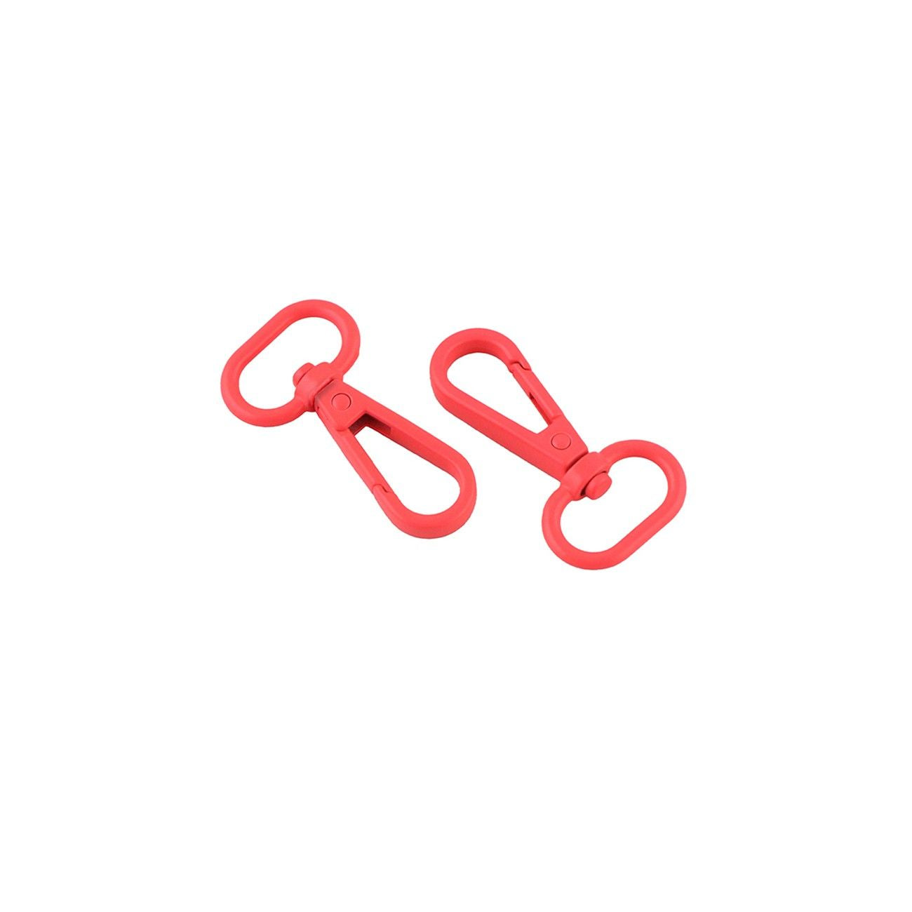 Preorder November 2026: Tula Pink Sallie Tomato: Two Neon Coral 3/4" Swivel Hooks STS140NC