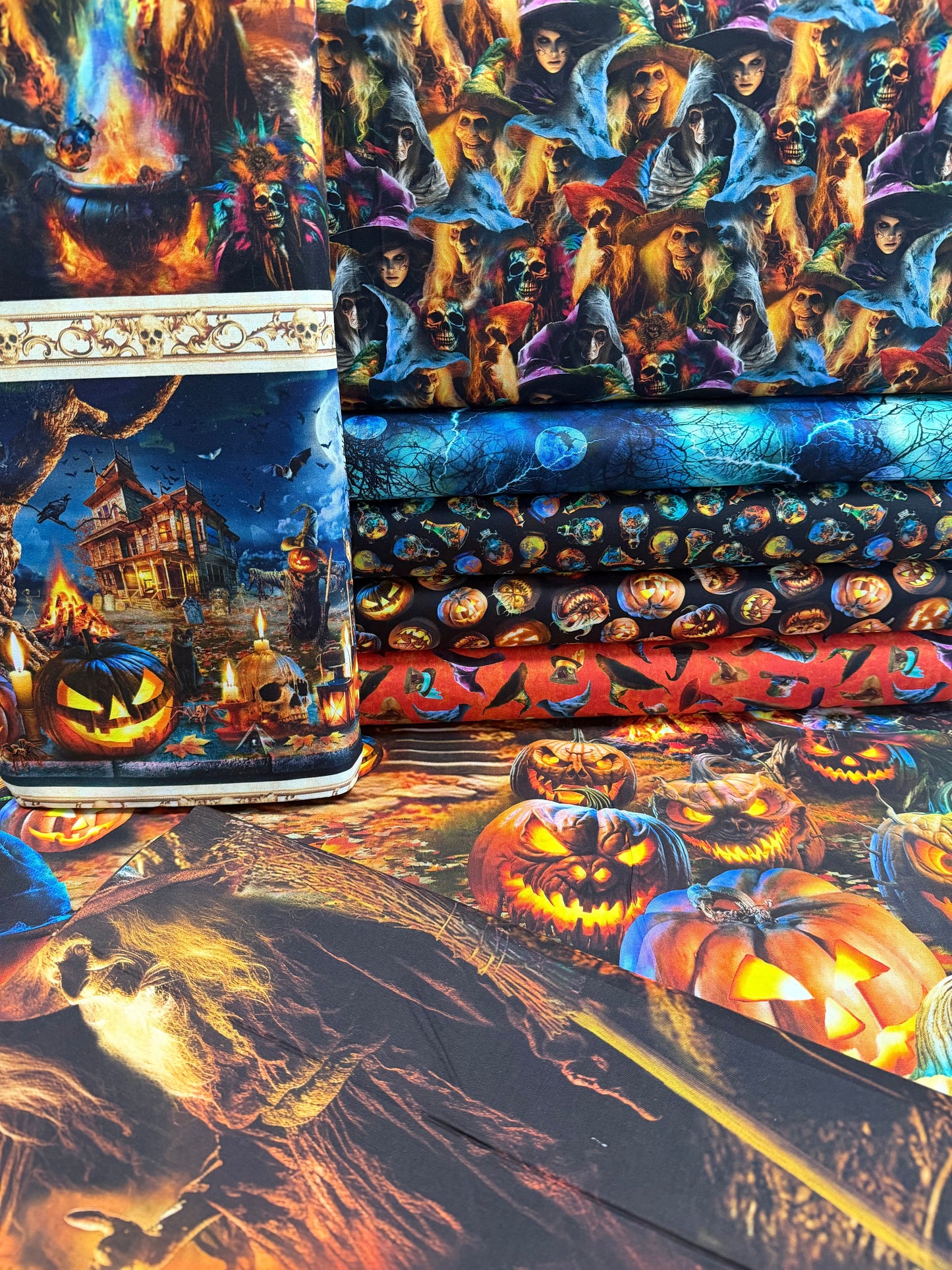 Nightmare At Halloween by Adrian Chesterman 24" Panel Witches Forest Panel DDC12738-MULT