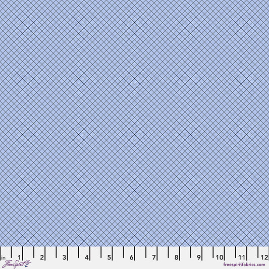 Tula Pink’s New True Colors 2025 On the Grid Shoreline    PWTP255.SHORELINE Cotton Woven Fabric