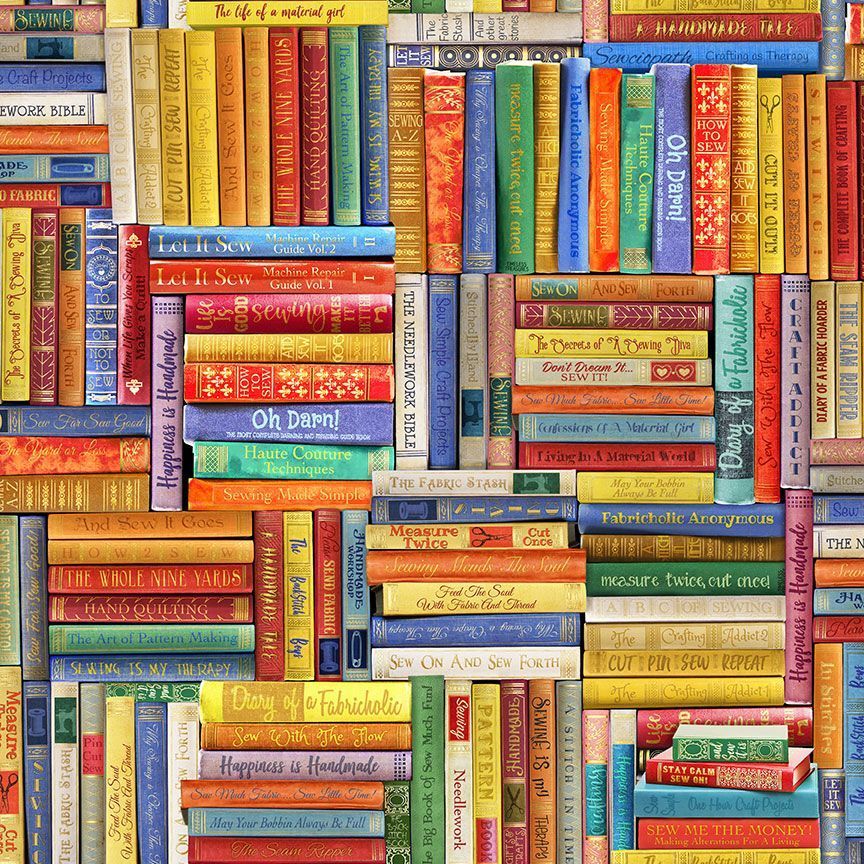 TT Sewing Rainbow Sewing Library Books CD2597 Multi