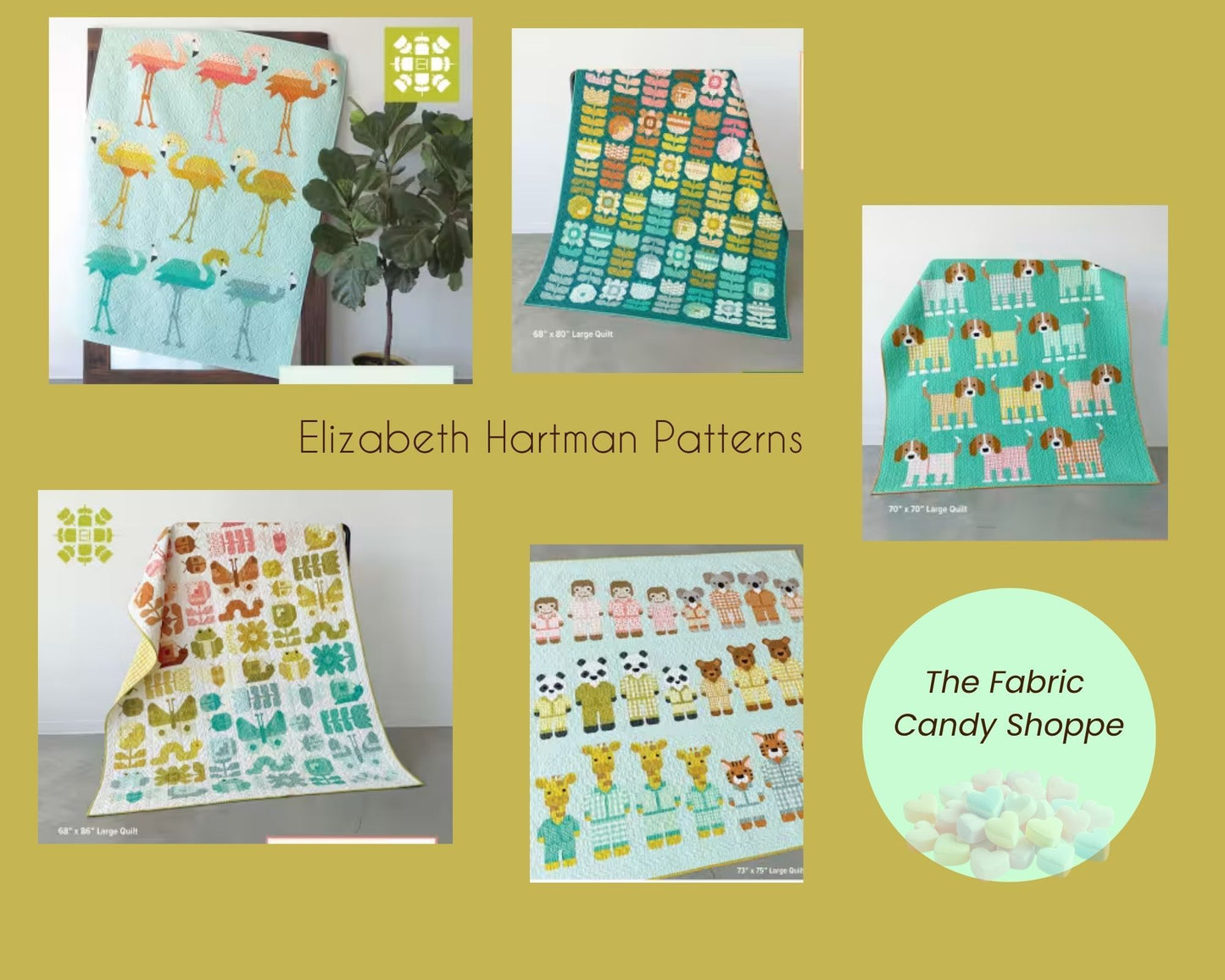 Preorder July 2026: Elizabeth Hartman Patterns Florence Flamingo 2026 Edition EH093