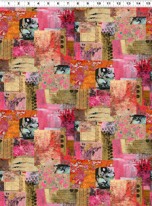 PREORDER ITEM - EXPECTED JUNE 2025: Faboolous Digital by Sue Zipkin Patchwork Multi    Y4474.55 Cotton Woven Fabric