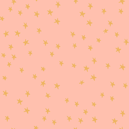 Starry by Alexia Marcelle Abegg of Ruby Star Society Peach    RS4109.68 Cotton Woven Fabric