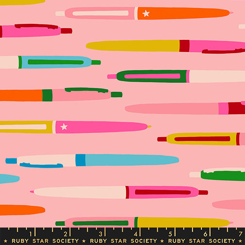 PREORDER ITEM EXPECTED IN FEBRUARY 2026: Trinketry by Melody Miller of Ruby Star Society Pens Balmy    RS0110.18 Cotton Woven Fabric