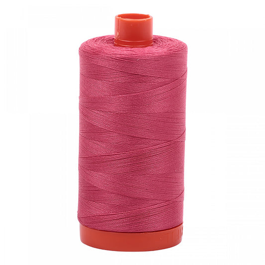 Mako Cotton Thread Solid 50wt 1422 yard spool Peony   A1050-2440