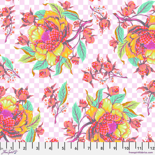 Untamed by Tula Pink Peony for Your Thoughts Lunar PWTP235.LUNAR Cotton Woven Fabric