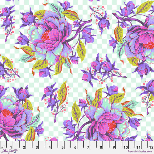 Untamed by Tula Pink Peony for Your Thoughts Nova PWTP235.NOVA Cotton Woven Fabric