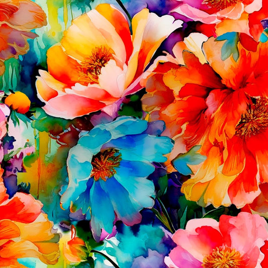 PREORDER ITEM - EXPECTED FEBRUARY 2026: Spring into Beauty by Shawna Stewart Peony Pop Multi    24236-MLT Cotton Woven Fabric