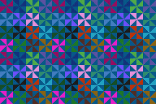 Piecework by Anna Maria Textiles Pinwheel Swish AMT113-45L Cotton Woven Fabric