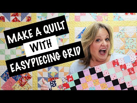 TenSister EasyPiecing Grid 1 Inch Finished Grid Bundle Pack of 20 Panels