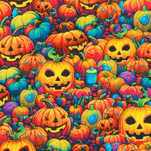 Bright Frights Pumpkin RCCD-23086-148-PUMPKIN Cotton Woven Fabric