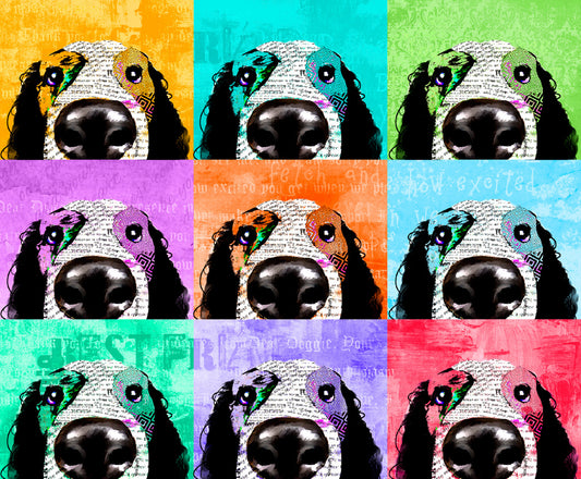 Raise the Woof by Connie Haley Pup Art Multi 22344-MLT Cotton Woven Fabric