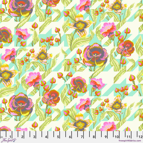 Untamed by Tula Pink Puppy Love Moonbeam PWTP237.MOONBEAM Cotton Woven Fabric
