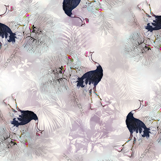 Tropic Walk Purple Haze W5447H-535 Cotton Woven Fabric