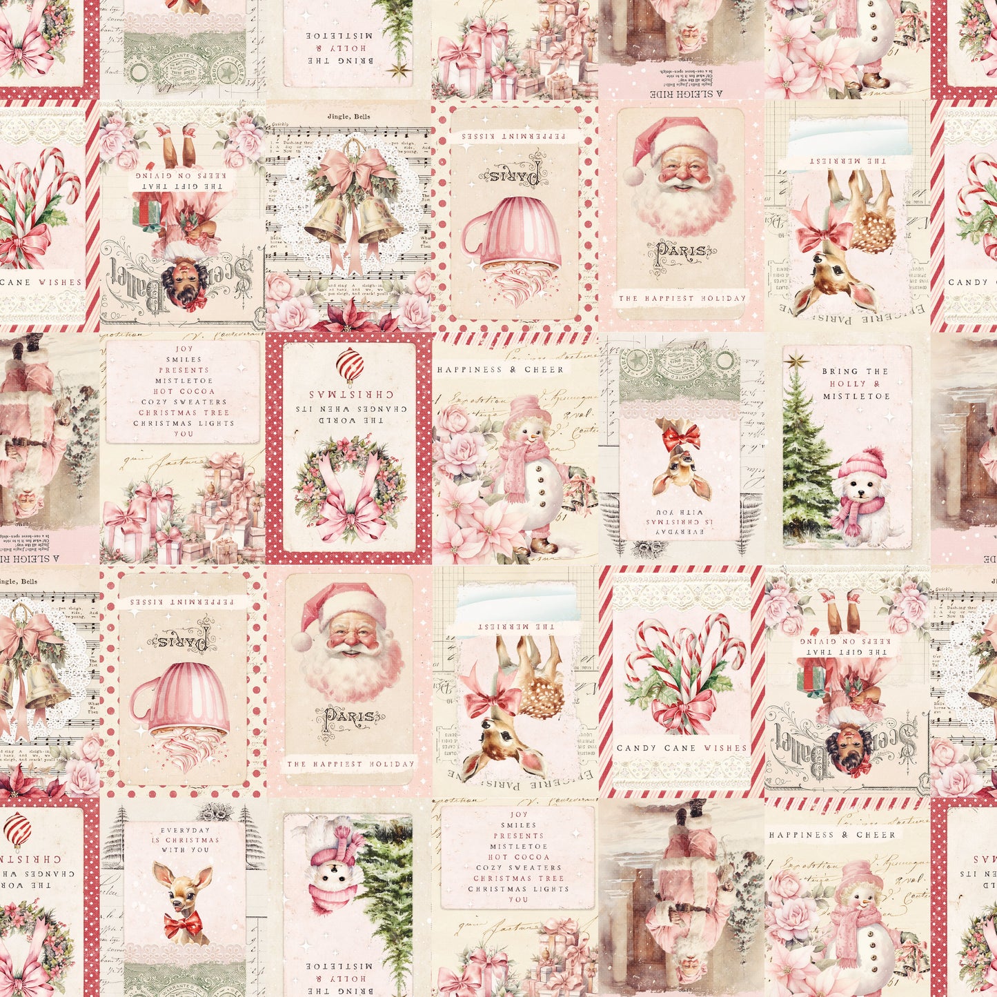 Preorder July 2026: Christmas Magic Christmas Labels Ivory 2016-41 by Frank Garcia