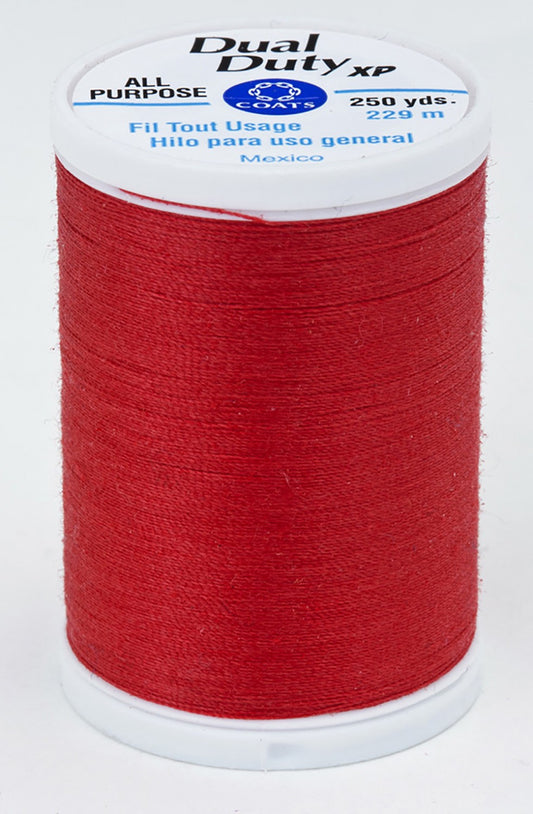 Dual Duty XP All Purpose Polyester Thread Red   S9102160