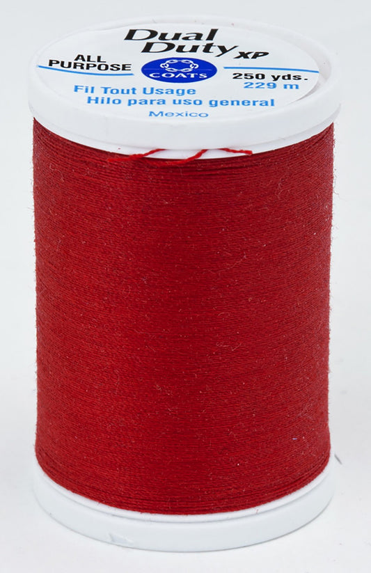 Dual Duty XP All Purpose Polyester Thread Red   S9102250