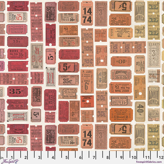 Preorder April 2026: Palette Canvas Cloth Multi Ticket Canvas CCTH018.MULTI by Tim Holtz