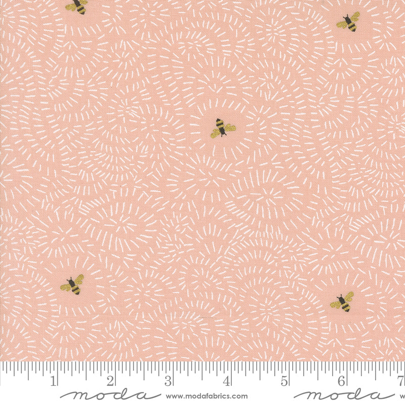 PREORDER ITEM - EXPECTED MARCH 2025: Bee Garden by Gingiber Rose Metallic    48415.17M Cotton Woven Fabric