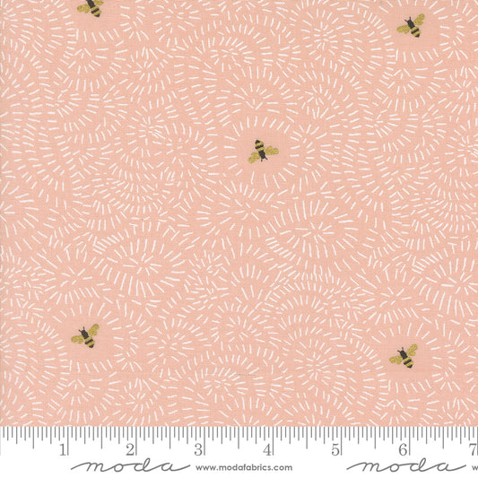 Bee Garden by Gingiber Rose Metallic    48415.17M Cotton Woven Fabric