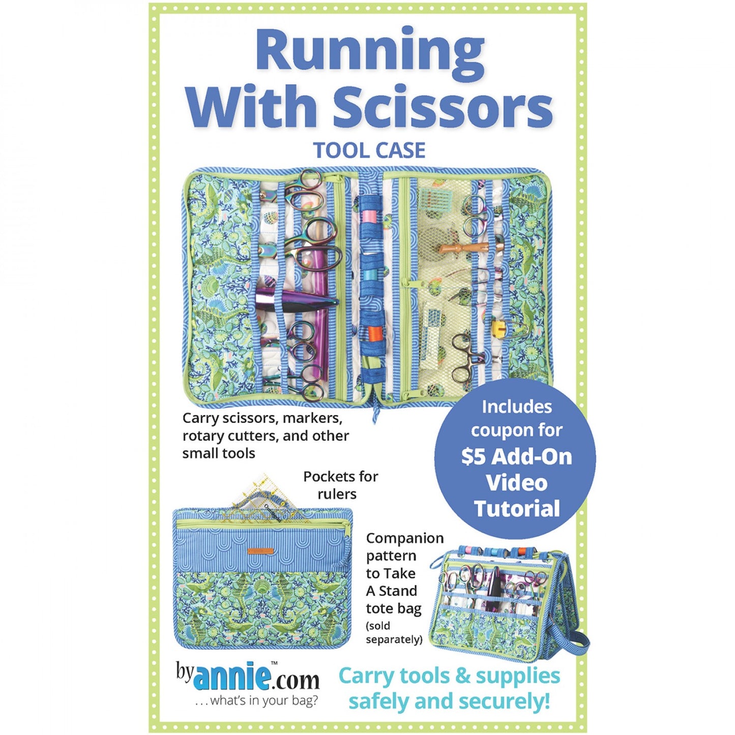 Paper Pattern Running With Scissors by By Annie  Pattern  PBA272 Pattern