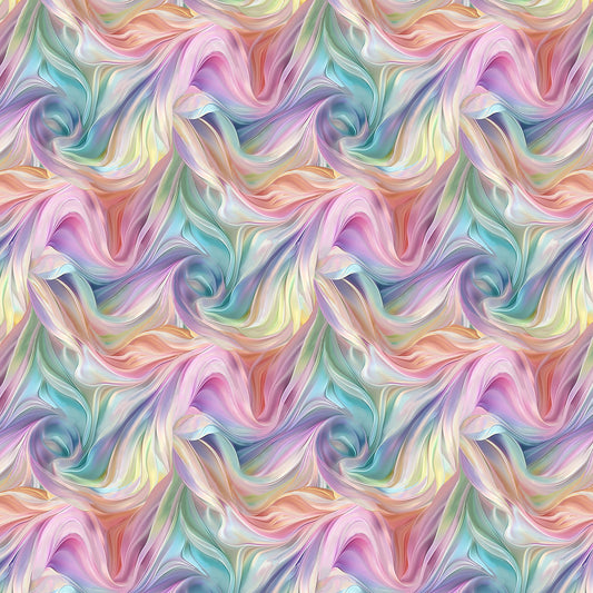 Flutter Satin Texture Pastel CD3779-PASTEL Cotton Woven Fabric