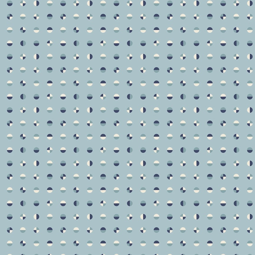 PREORDER ITEM EXPECTED IN JANUARY 2026: American Bold Organic by Frank Lloyd Wright Collection Sky Blue    228700X Cotton Woven Fabric