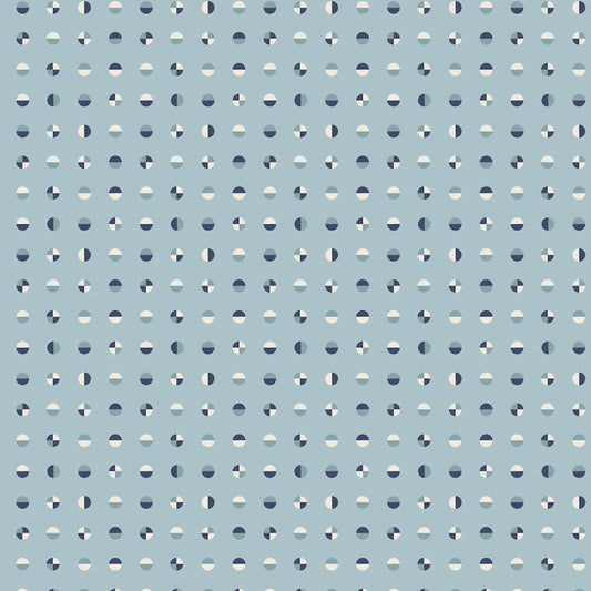 PREORDER ITEM EXPECTED IN JANUARY 2026: American Bold Organic by Frank Lloyd Wright Collection Sky Blue 228700X Cotton Woven Fabric