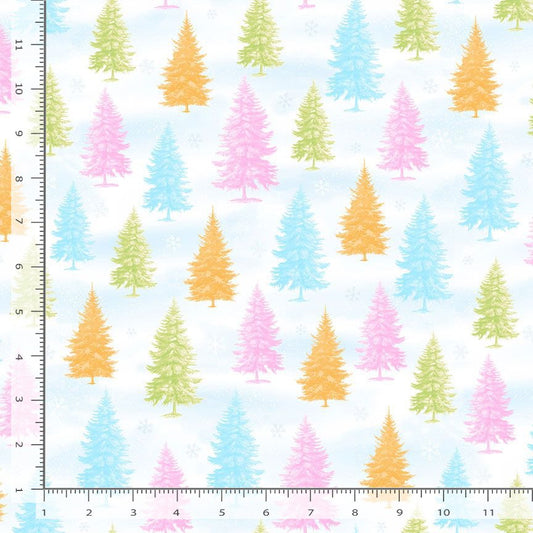 Homestead Holiday by Charisma Horton Snowy Pine Multi    CHARISMA-CD3651-MULTI Cotton Woven Fabric