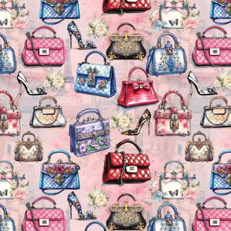 Preorder September 2026: En Vogue Pink Handbag Boutique 64250105-01 by Cheryl Graham