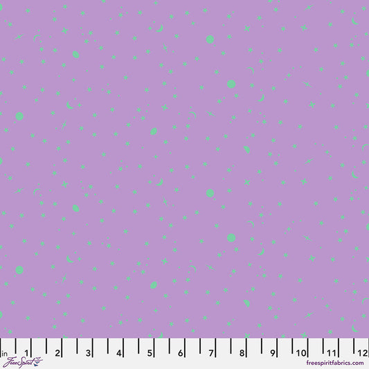 Tula Pink’s New True Colors 2025 Space Sprinkles Frozenberry    PWTP254.FROZENBERRY Cotton Woven Fabric