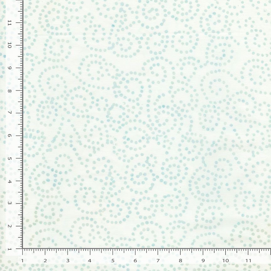 Tonga Paradise Batik Spiral Spots Breeze    TONGA-B2996 Cotton Woven Fabric