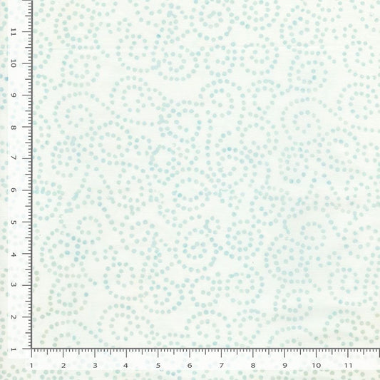 Tonga Paradise Batik Spiral Spots Breeze    TONGA-B2996 Cotton Woven Fabric