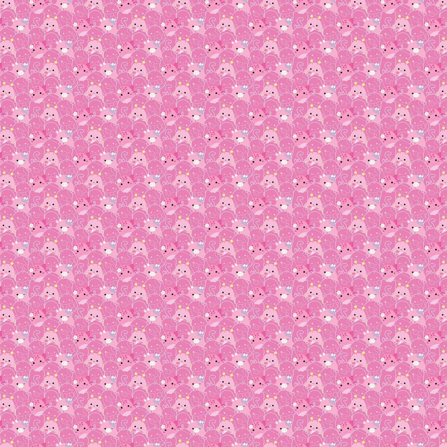 PREORDER ITEM - EXPECTED DECEMBER 2025: Licensed Squishmallows SQ1010-20 Cotton Woven Fabric