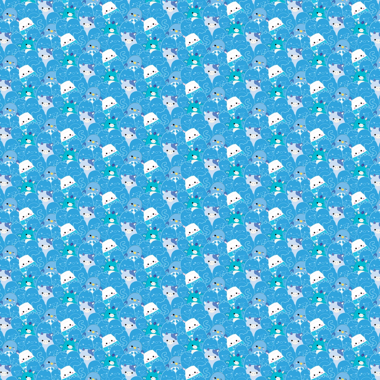 PREORDER ITEM - EXPECTED DECEMBER 2025: Licensed Squishmallows SQ1011-40 Cotton Woven Fabric