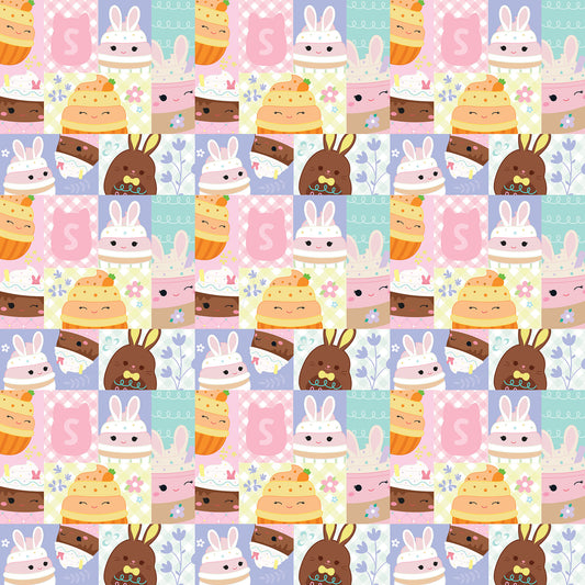 PREORDER ITEM - EXPECTED FEBRUARY 2026: Licensed Squishmallows Springtime SQ1012-10 SQ1012-10 Cotton Woven Fabric